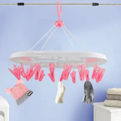 Pink Premium Oval Clip Hanger