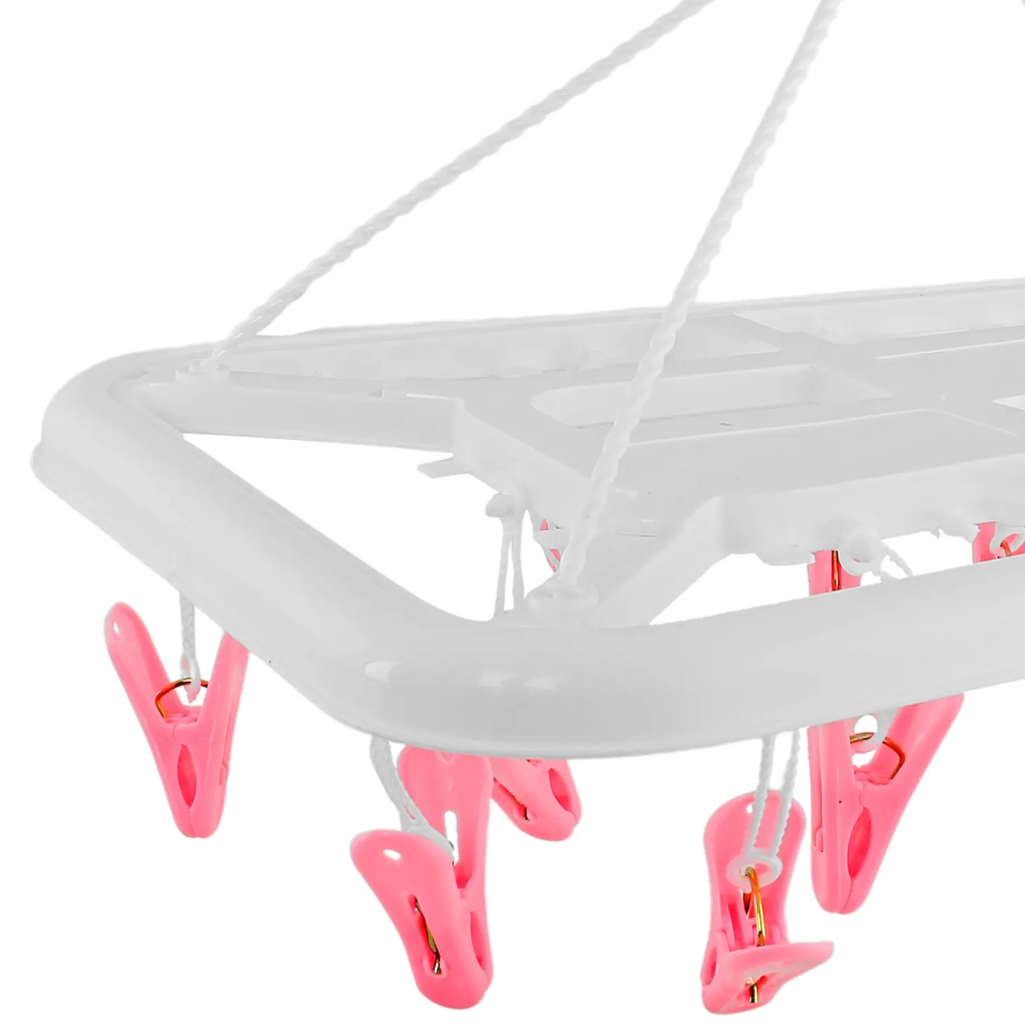 Pink Premium Rectangular Clip Hanger