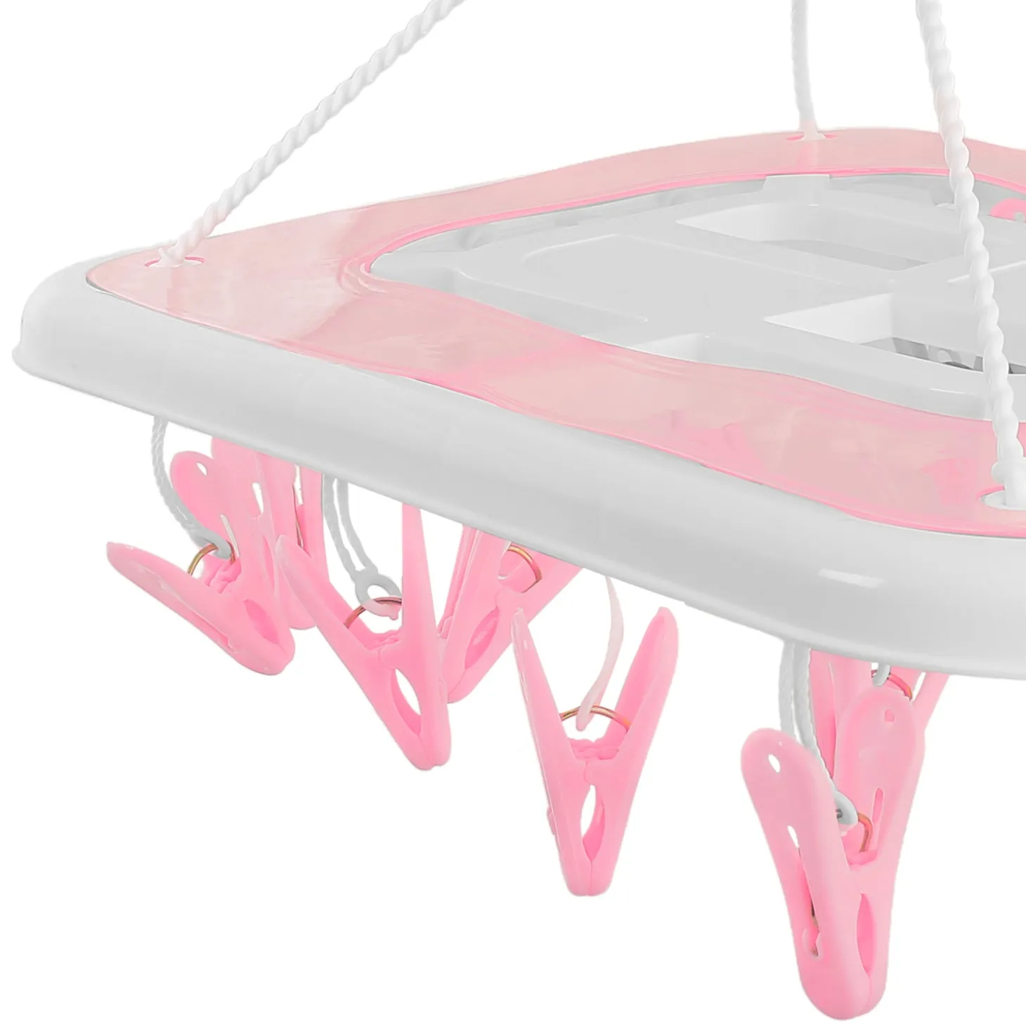 Pink Premium Square Clip Hanger