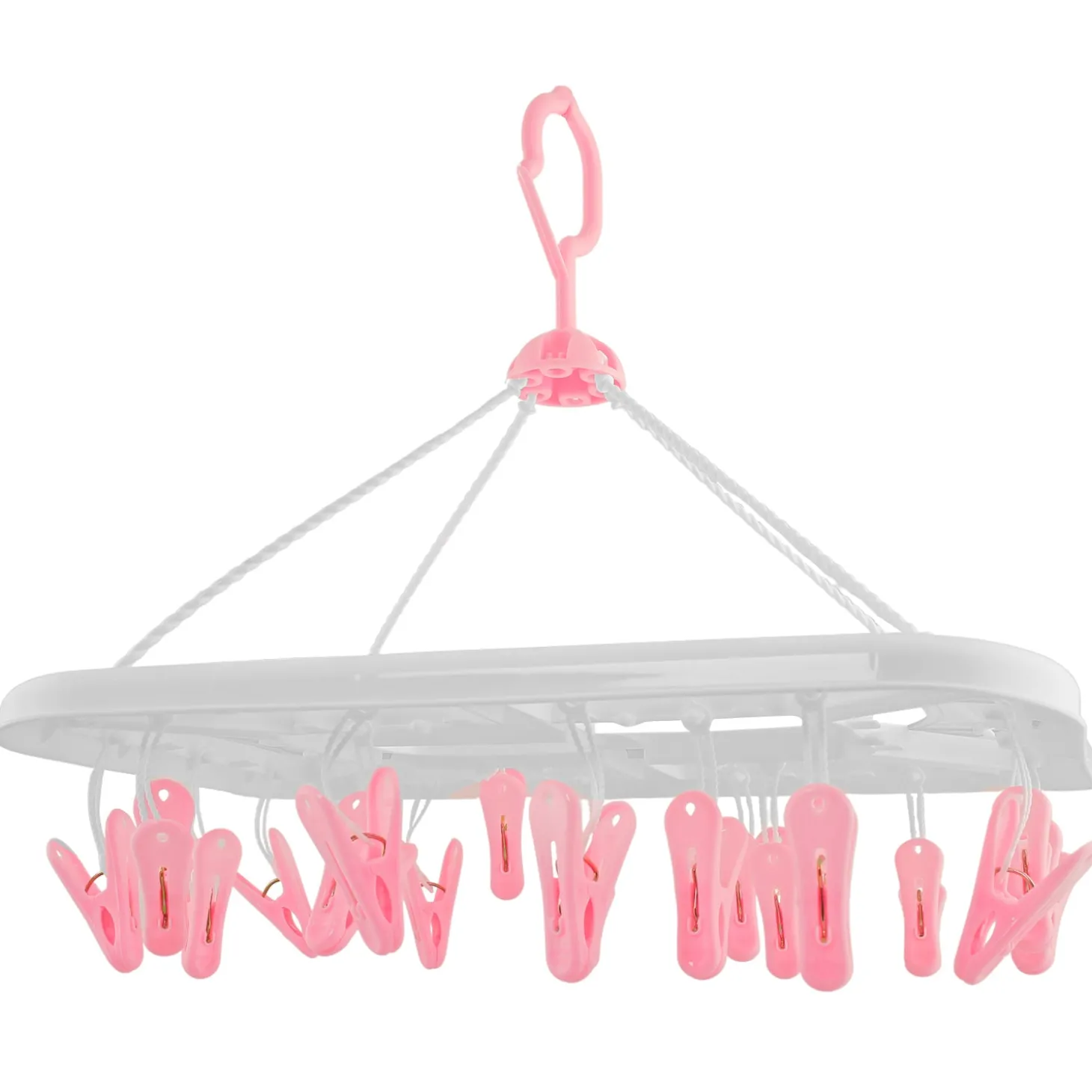 Pink Premium Square Clip Hanger