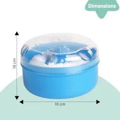 Plain Blue Powder Puff