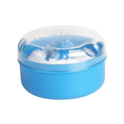 Plain Blue Powder Puff