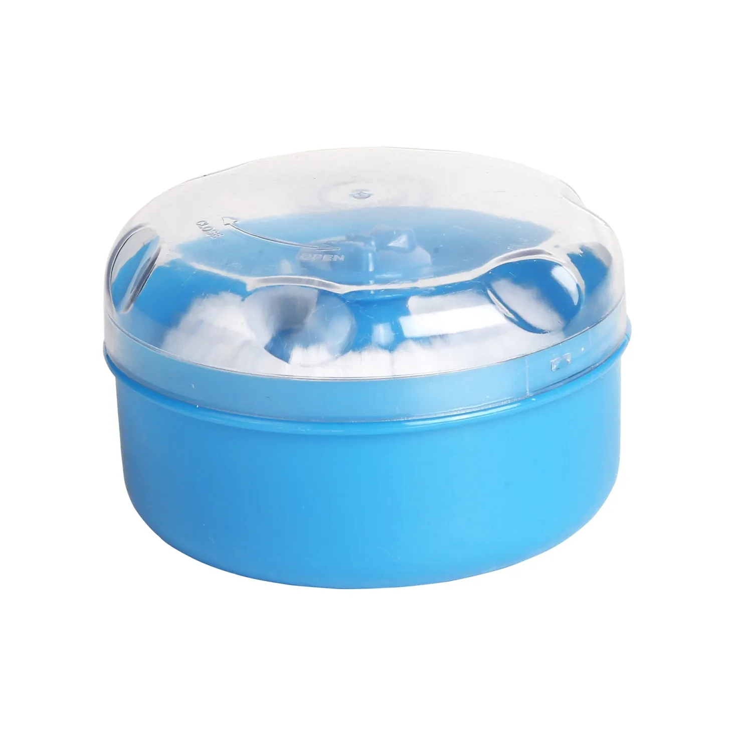 Plain Blue Powder Puff
