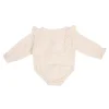 Plain Full Sleeve Cream 1 Piece Romper