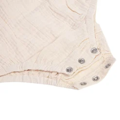 Plain Full Sleeve Cream 1 Piece Romper
