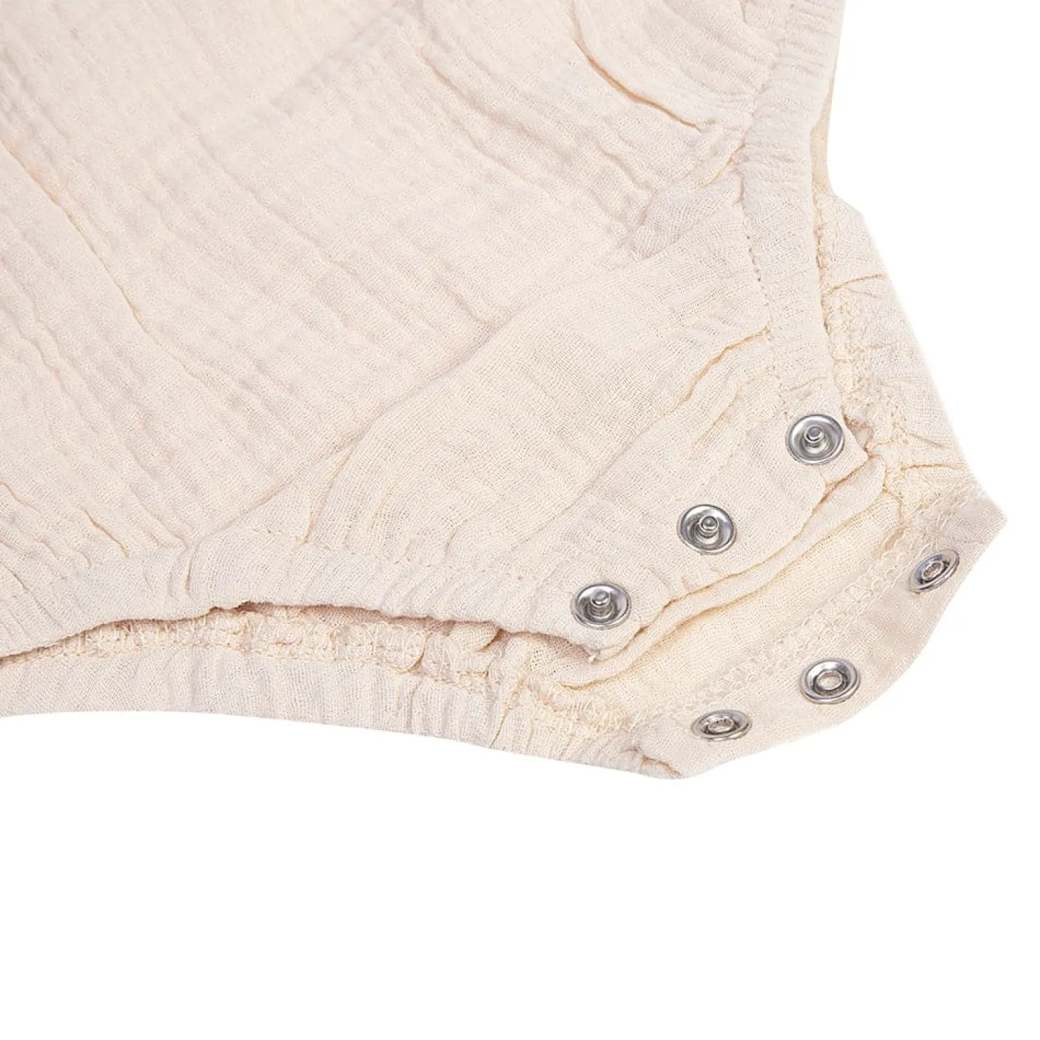 Plain Full Sleeve Cream 1 Piece Romper