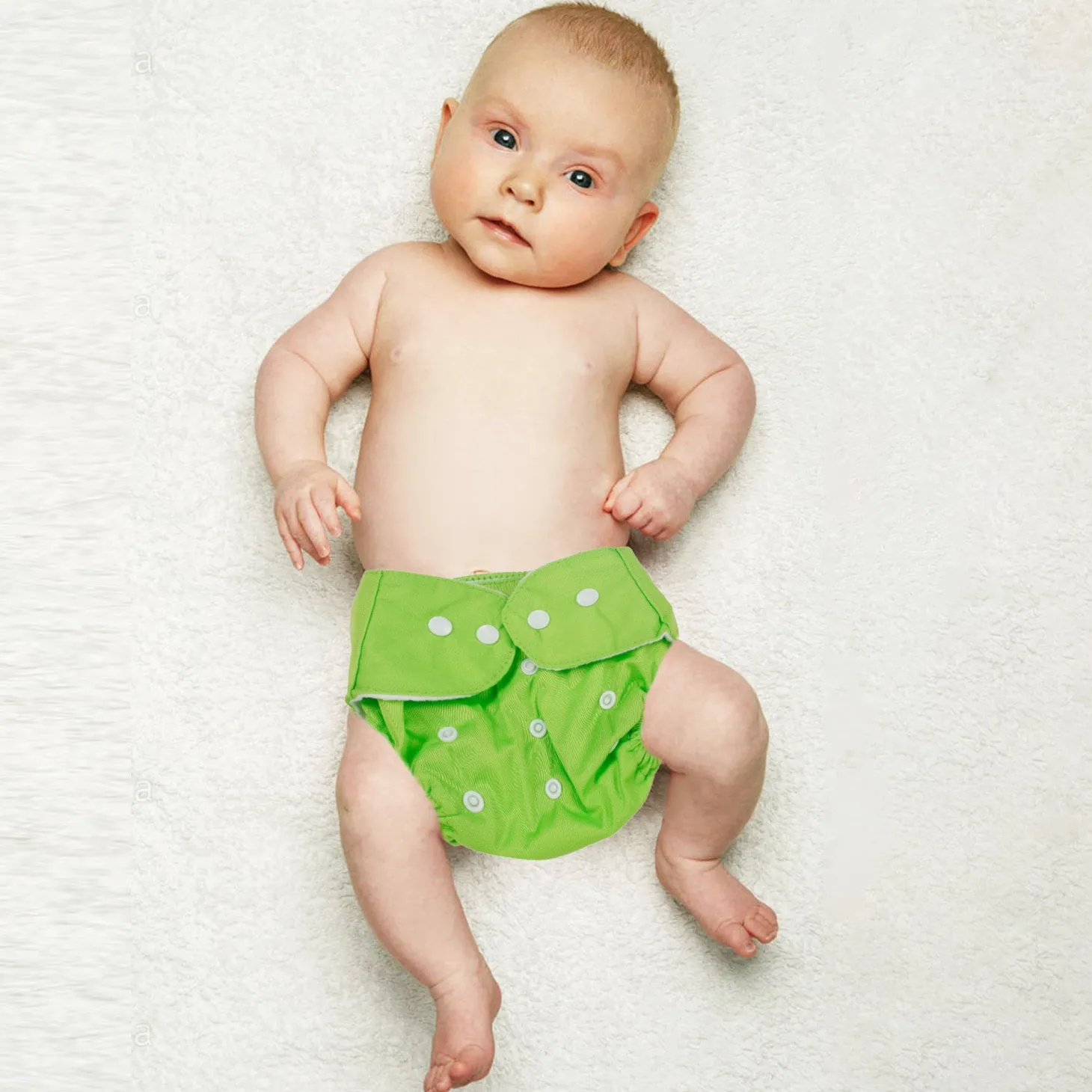 Plain Green Reusable Diaper
