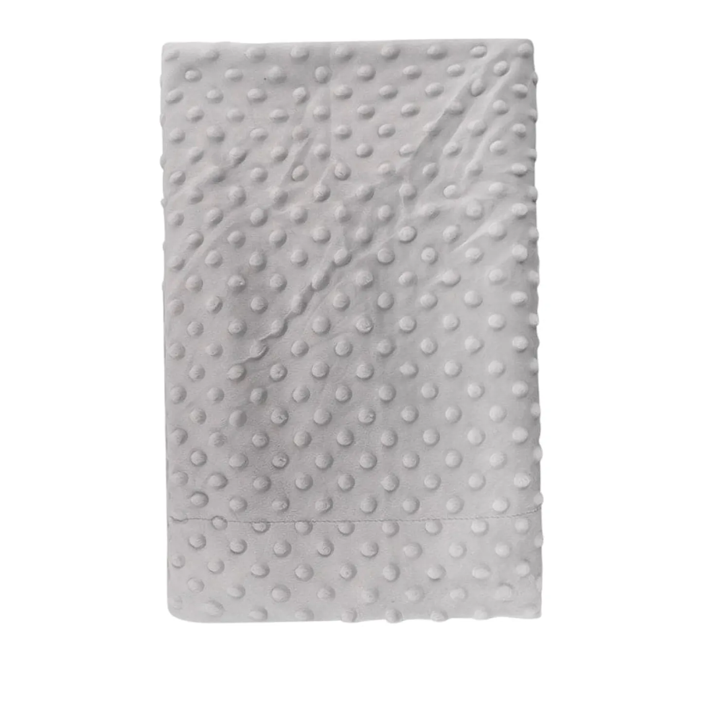 Plain Grey Double Sided Bubble Blanket