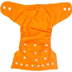 Plain Orange Reusable Diaper