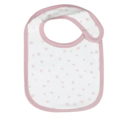 Plain Pink 3 Pk Bibs