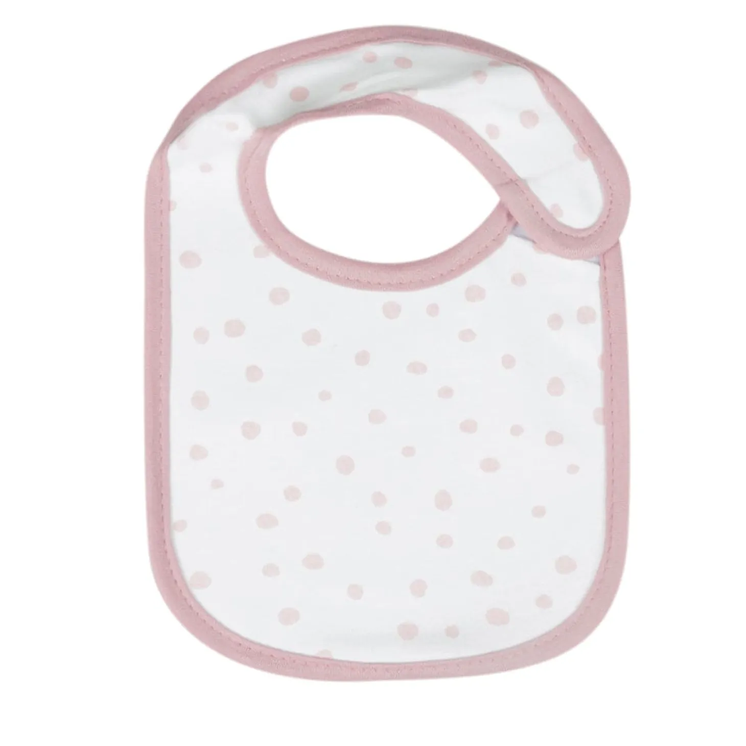 Plain Pink 3 Pk Bibs