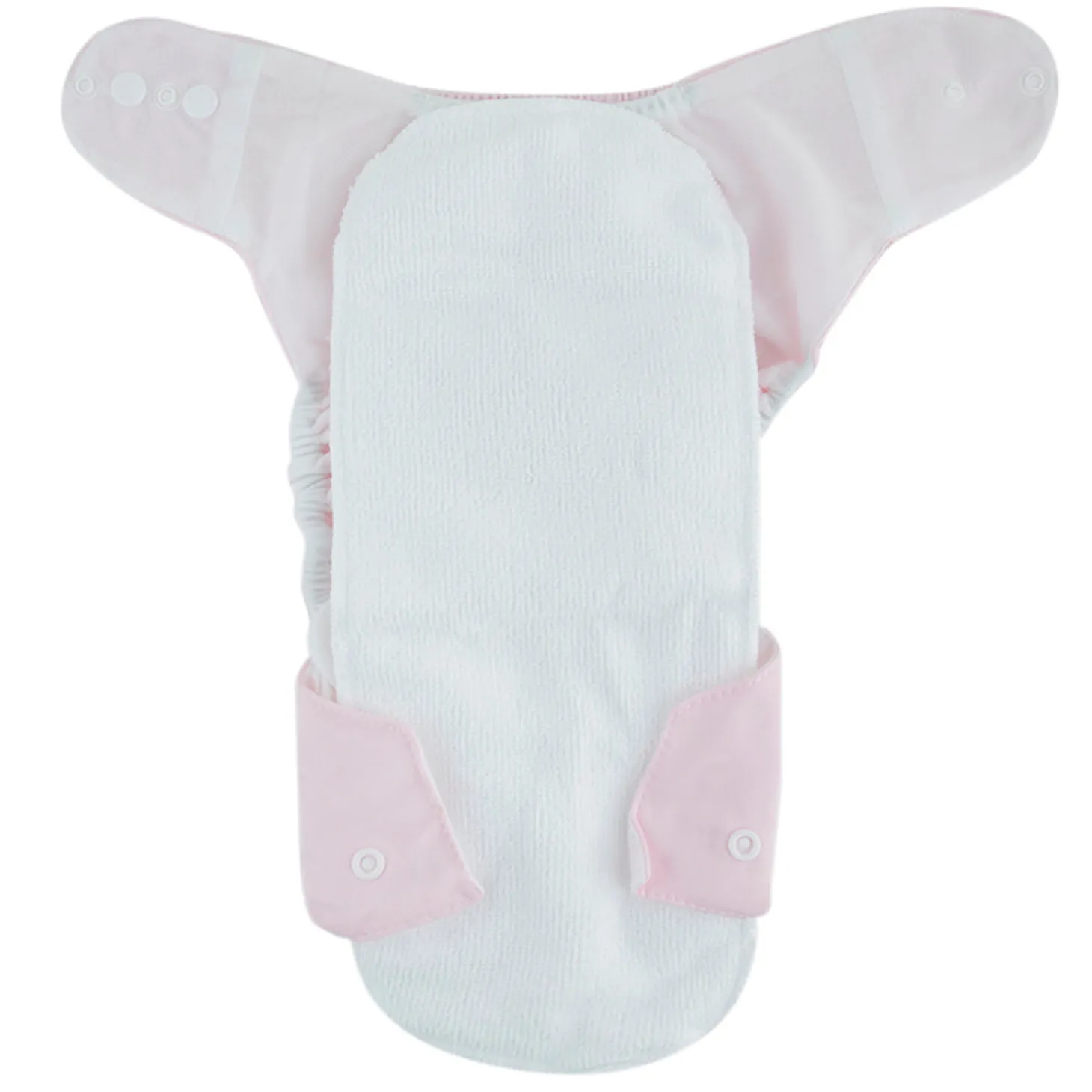 Plain Pink Adjustable & Washable Diaper