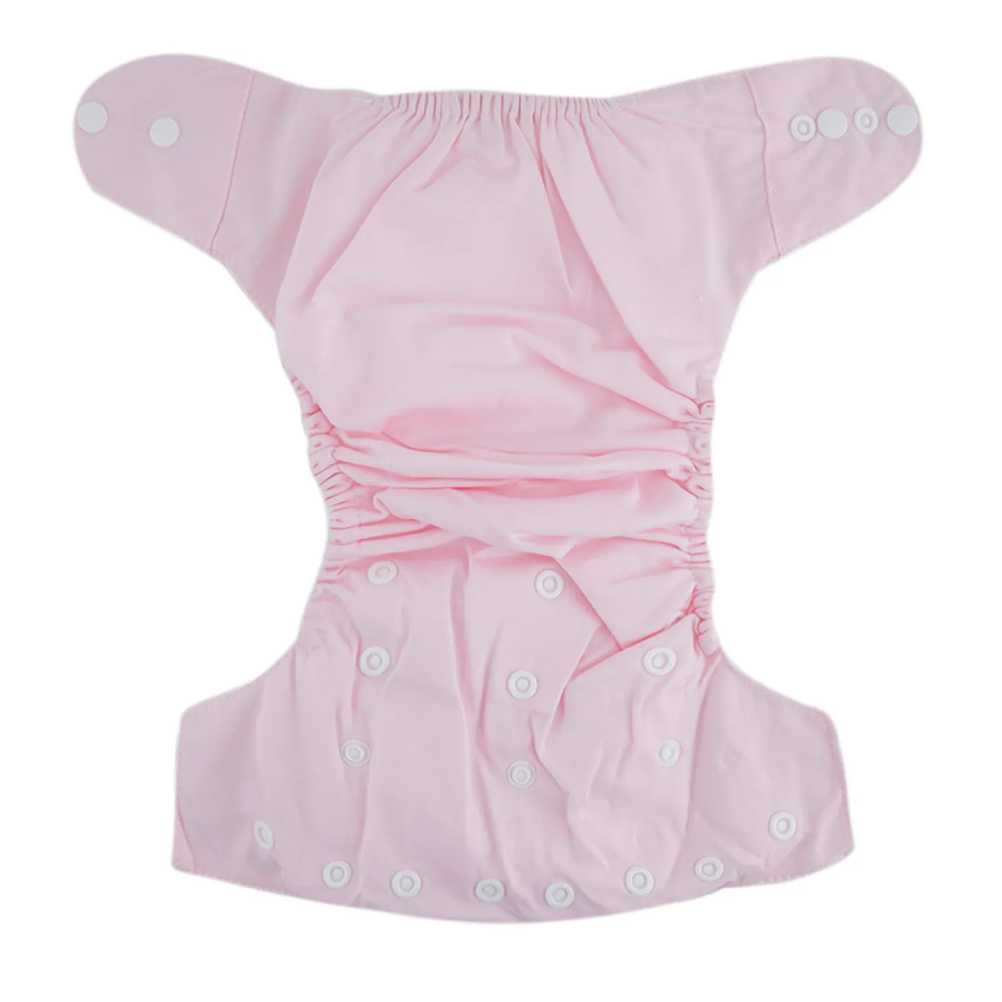 Plain Pink Adjustable & Washable Diaper