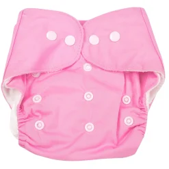 Plain Pink Reusable Diaper