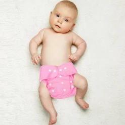 Plain Pink Reusable Diaper