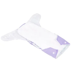 Plain Purple Adjustable & Washable Diaper
