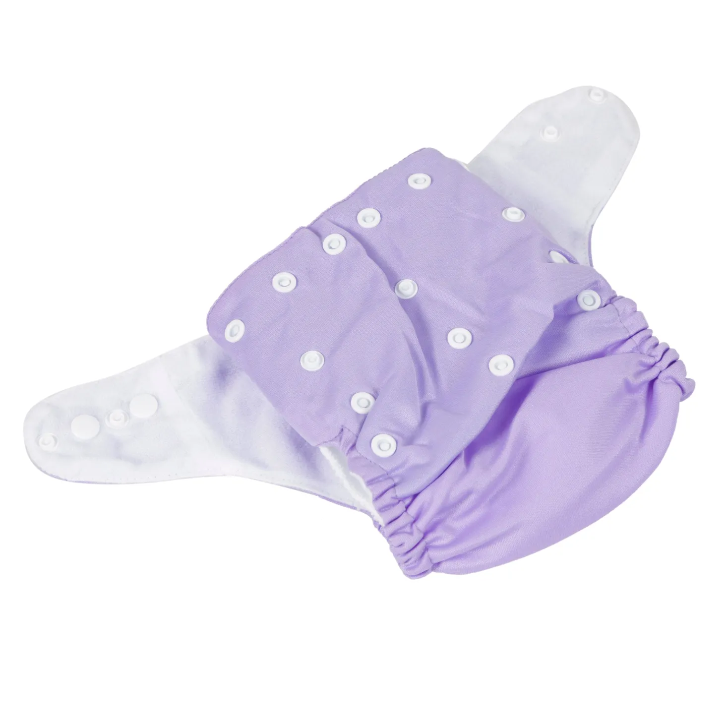 Plain Purple Adjustable & Washable Diaper