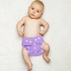 Plain Purple Reusable Diaper