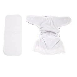 Plain Purple Reusable Diaper