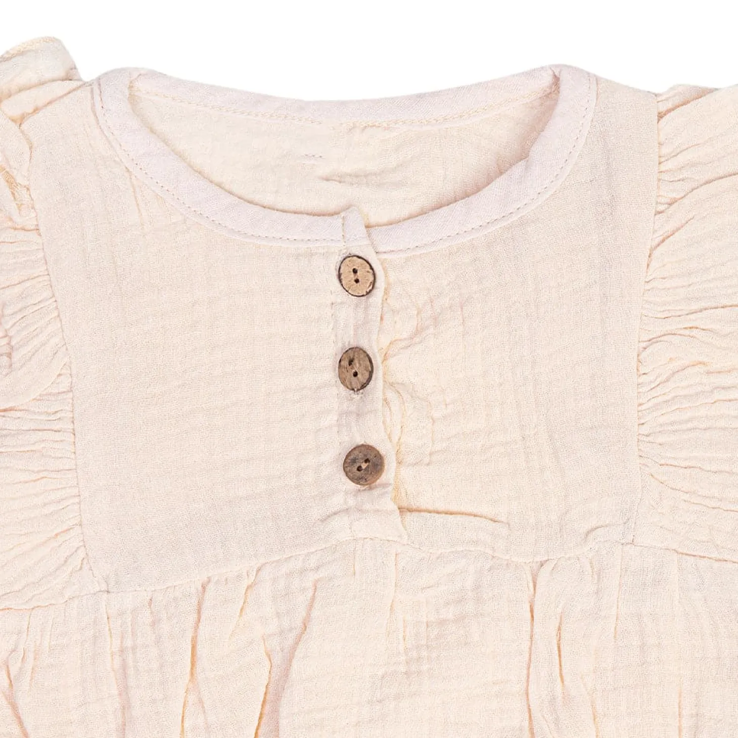 Plain Sleeveless Cream 1 Piece Romper