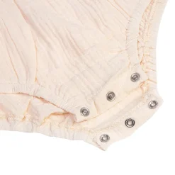 Plain Sleeveless Cream 1 Piece Romper