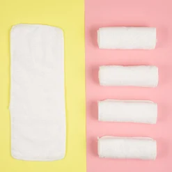 Plain 12X32 Cm White 5 Pk Diaper Liner