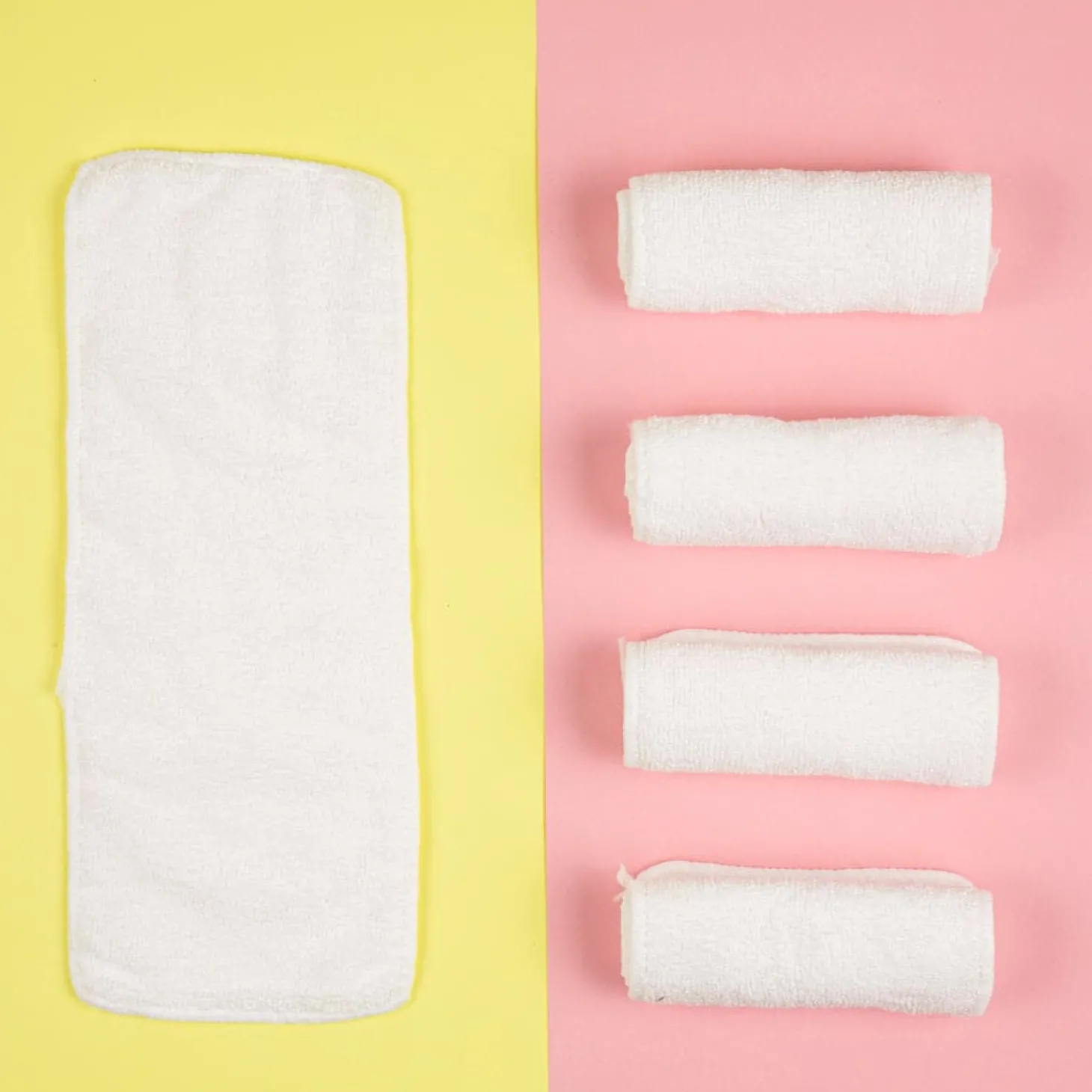 Plain 12X32 Cm White 5 Pk Diaper Liner