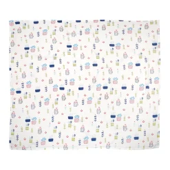 Plant Lover Multicolour Muslin Swaddle