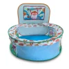 Playtime Foldable Ball Pit Basketball Animal Theme - Blue