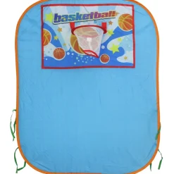 Playtime Foldable Ball Pit Basketball Animal Theme - Blue