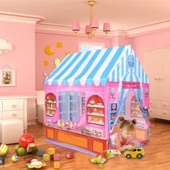 Playtime Foldable Tent House Cake Shop - Pink