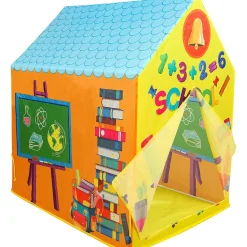 Playtime Foldable Tent House School Time - Multicolour