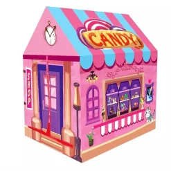 Playtime Foldable Tent House Candy Shop - Pink