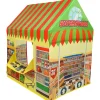 Playtime Foldable Tent House Supermarket - Multicolour