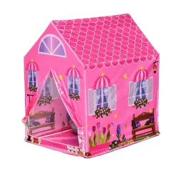 Playtime Foldable Tent House Princess Home - Pink