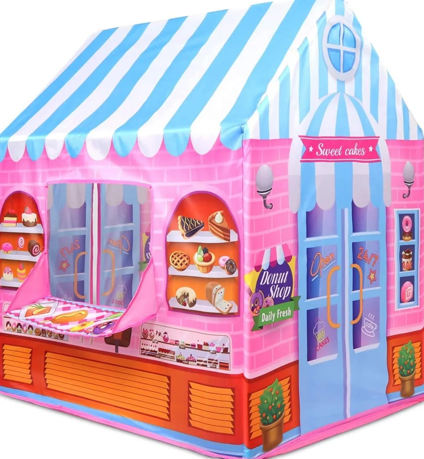 Playtime Foldable Tent House Cake Shop - Pink