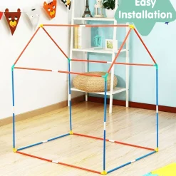 Playtime Foldable Tent House Candy Shop - Pink