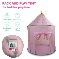 Playtime Foldable Tent House Star Teddy - Pink