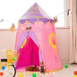 Playtime Foldable Tent House Star Teddy - Pink