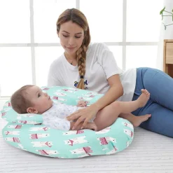 Polar Bear Sea Green Feeding Pillow