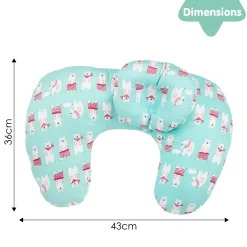 Polar Bear Sea Green Feeding Pillow
