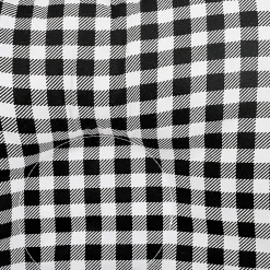 Polka And Plaid Black Dot Double Sided Pillow