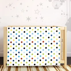 Polka Dot Printed Blue Blanket