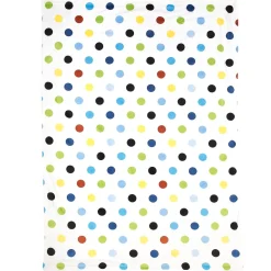 Polka Dot Printed Blue Blanket