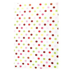 Polka Dot Printed Pink Bubble Blanket
