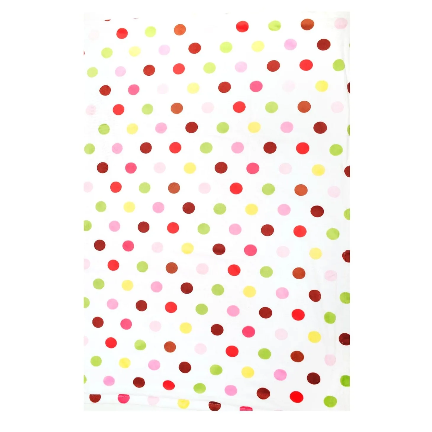 Polka Dot Printed Pink Bubble Blanket