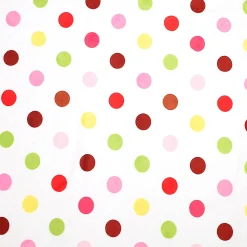 Polka Dot Printed Pink Bubble Blanket