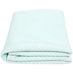 Polka Dotted Blue Blanket