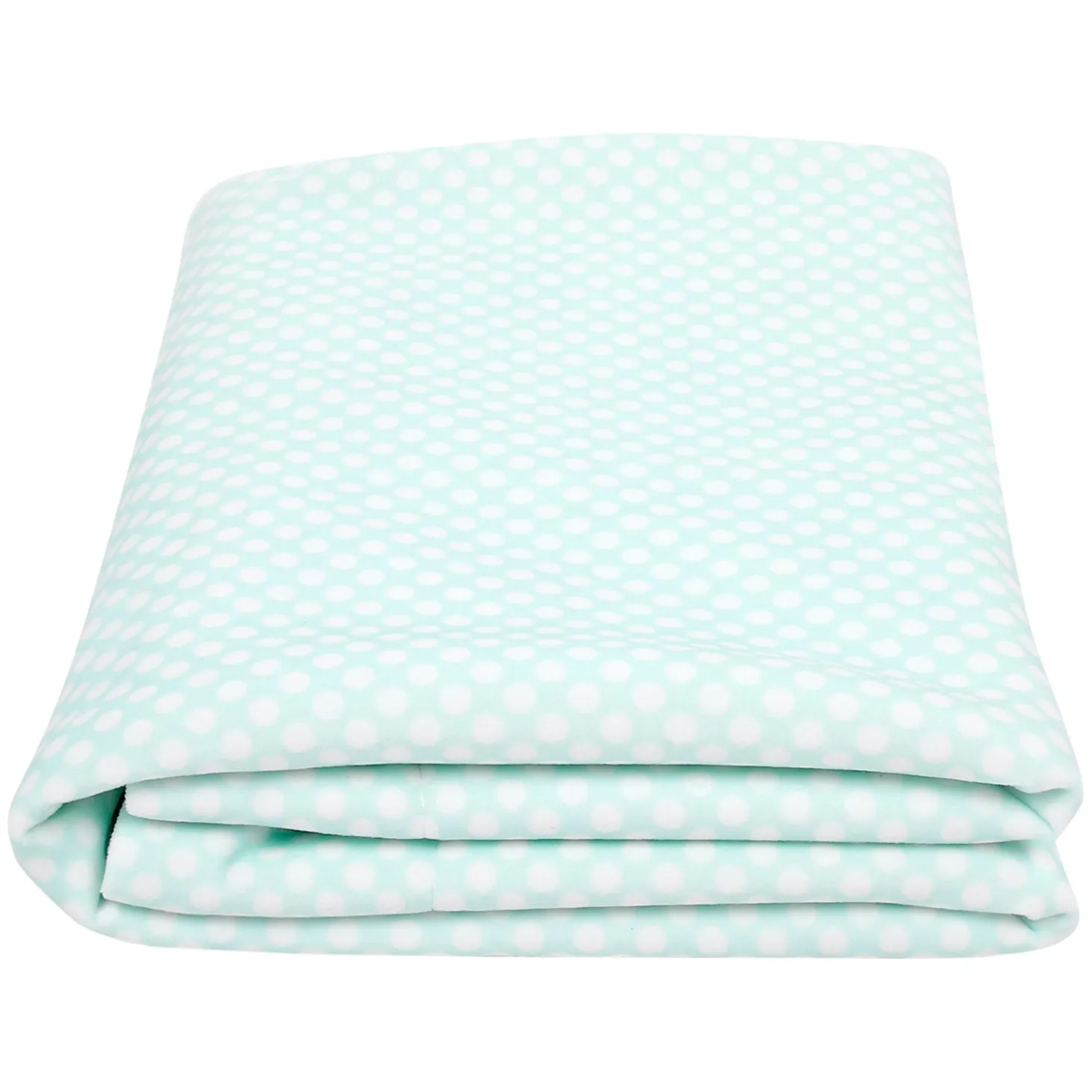 Polka Dotted Blue Blanket