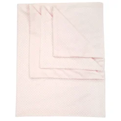 Polka Dotted Pink Blanket